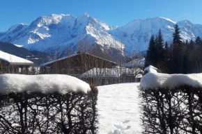 Mon refuge face au Mont Blanc